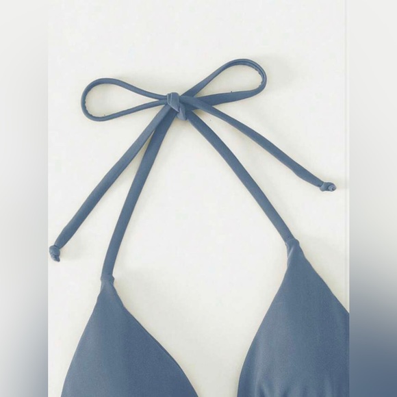 Blue or Yellow Triangle Bikini Top NWT - Picture 8 of 9